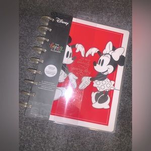 🐭🆕NEW ✨Mickey and 🎀Minnie🗓 UNDATED 12 MO😊Vertical HAPPY📒PLANNER🆕🐭